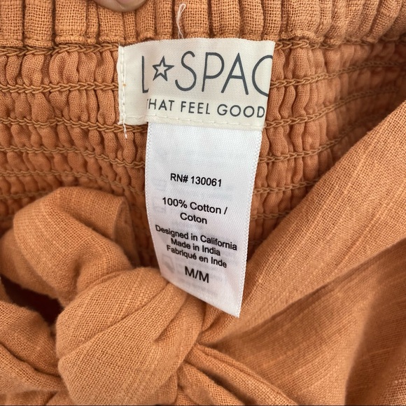 L*Space Gigi Jumpsuit in Peach. MED - Picture 4 of 5